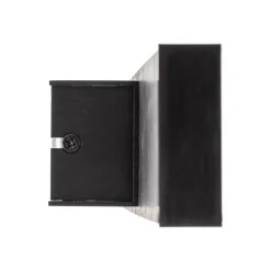 Quitani Zino LED-væglampe, 20W, skifer grå