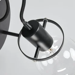 Radio designer-væglampe i sort