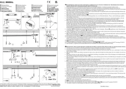RAIL 230 V skinnesystem, sort, 4 LED-pendler, længde 1,5 m
