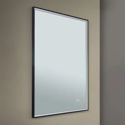 Ramme LED-spejl, 70 x 90 cm, CCT, antidug, dæmpbar
