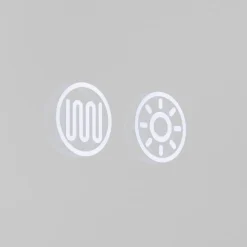 Ramme LED-spejl, 70 x 90 cm, CCT, antidug, dæmpbar