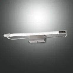 Rapallo LED-væglampe, krom, IP44, 40 cm