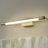 Rapallo LED-væglampe, messing, IP44, 40 cm