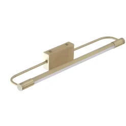 Rapallo LED-væglampe, messing, IP44, 40 cm