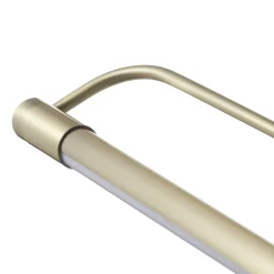 Rapallo LED-væglampe, messing, IP44, 40 cm