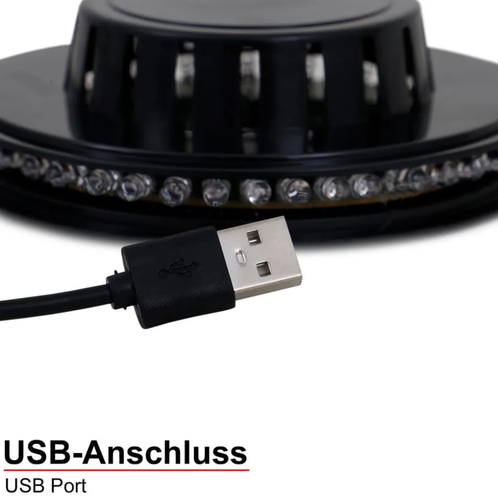 RGB LED-lyshjul - dekorativt lys med musiksensor