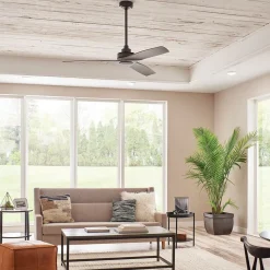 Ried loftventilator, trebladet, jernfarvet