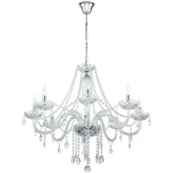 Rigt udsmykket lysekrone Basilano