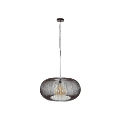 Rippberg hængelampe, sort, 1 lyskilde