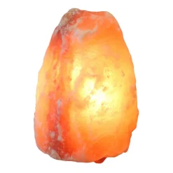 Rock saltlampe uden sokkel, 2-3 kg, ravgul