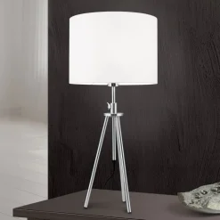 Roger bordlampe, trebenet, højdejusterbar