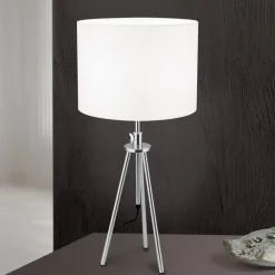 Roger bordlampe, trebenet, højdejusterbar