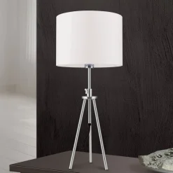 Roger bordlampe, trebenet, højdejusterbar