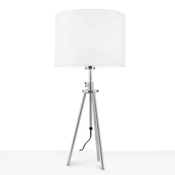 Roger bordlampe, trebenet, højdejusterbar