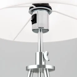 Roger bordlampe, trebenet, højdejusterbar