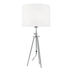 Roger bordlampe, trebenet, højdejusterbar