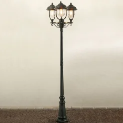 Romantisk kandelaber Parma, m. 3 lyskilder, i grøn