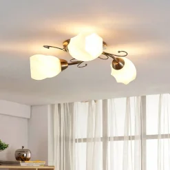 Romantisk udformet loftslampe Amedea