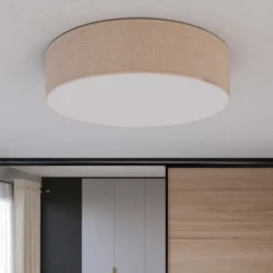 Rondo loftslampe, beige, Ø 60 cm