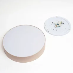 Rondo loftslampe, beige, Ø 60 cm