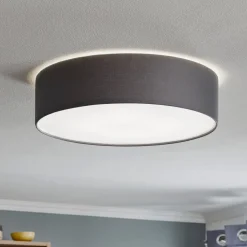 Rondo loftslampe, grå, Ø 50 cm