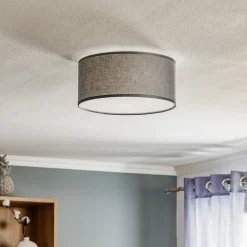 Rondo loftslampe, grå, Ø 30 cm