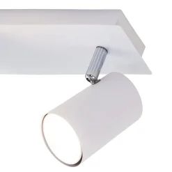 Run loftslampe, drejelig, 3-lys, hvid