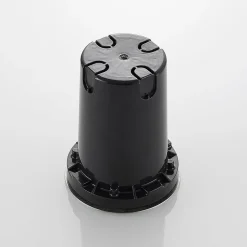 Rund LED nedgravningslampe Doris, stål