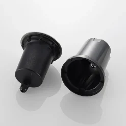 Rund LED nedgravningslampe Doris, stål