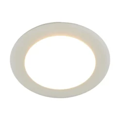 Rund LED-indbygningslampe Arian, 9,2 cm 6W