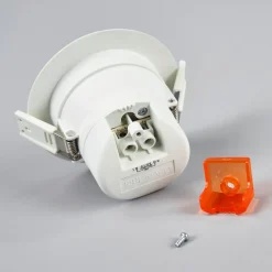 Rund LED-indbygningslampe Arian, 9,2 cm 6W