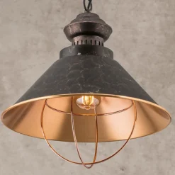 Rustik pendellampe Shanta, en lyskilde