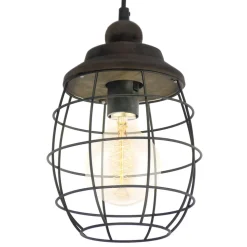 Rustikt designet hængelampe Bampton