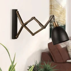 Sakselampe Sivani MR-725 sort/guld antik