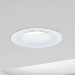 Saliceto LED-spot rund, stiv 2.700 K hvid