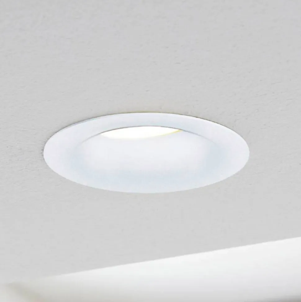 Saliceto LED-spot rund, stiv 2.700 K hvid