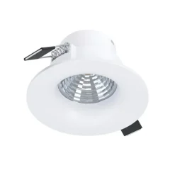 Saliceto LED-spot rund, stiv 2.700 K hvid