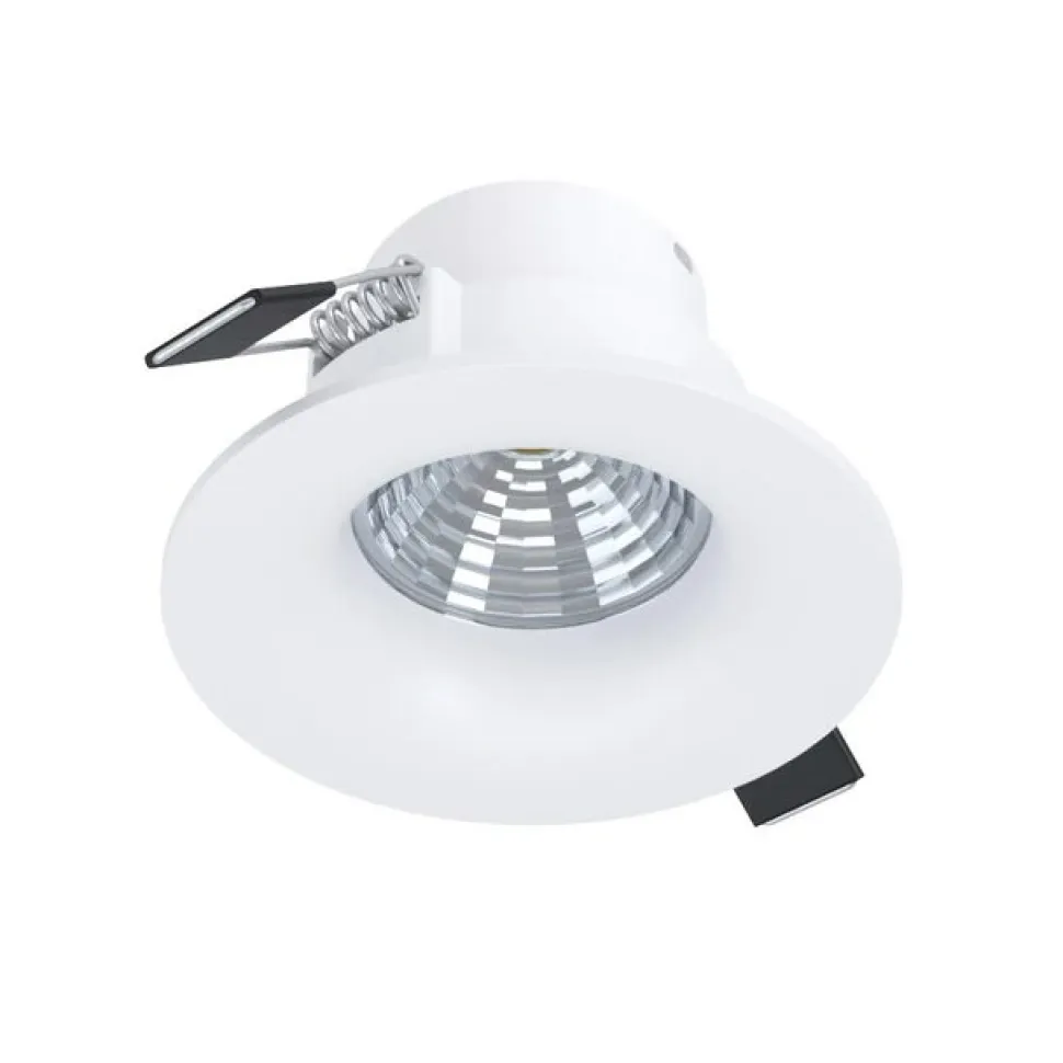 Saliceto LED-spot rund, stiv 2.700 K hvid