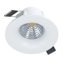 Saliceto LED-spot rund, stiv 2.700 K hvid