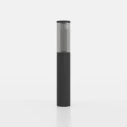 Salle sokkellampe, højde 46,5 cm, sort, aluminium