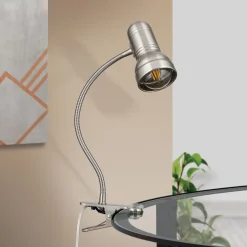 Samala klemlampe satin