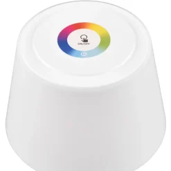 Sanchez LED-bordlampe, RGBW og dæmper, hvid