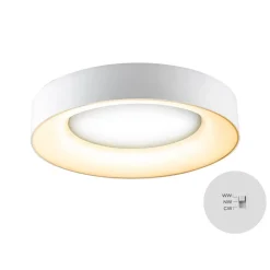 Sauro LED-loftslampe, Ø 40 cm, hvid