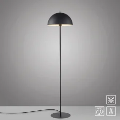 Schöner Wohnen Gulvlampe Ali, sort, jern, E27