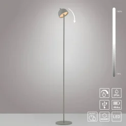Schöner Wohnen LED-akku-gulvlampe Bellies, forårsvækkelse