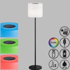 Schöner Wohnen Mina LED-akku-gulvlampe, solar