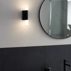 Schöner Wohnen Twice LED-bad-væglampe CCT 2 lysk.