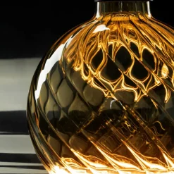 SEGULA floating globe twisted G150 E27 6 W grå