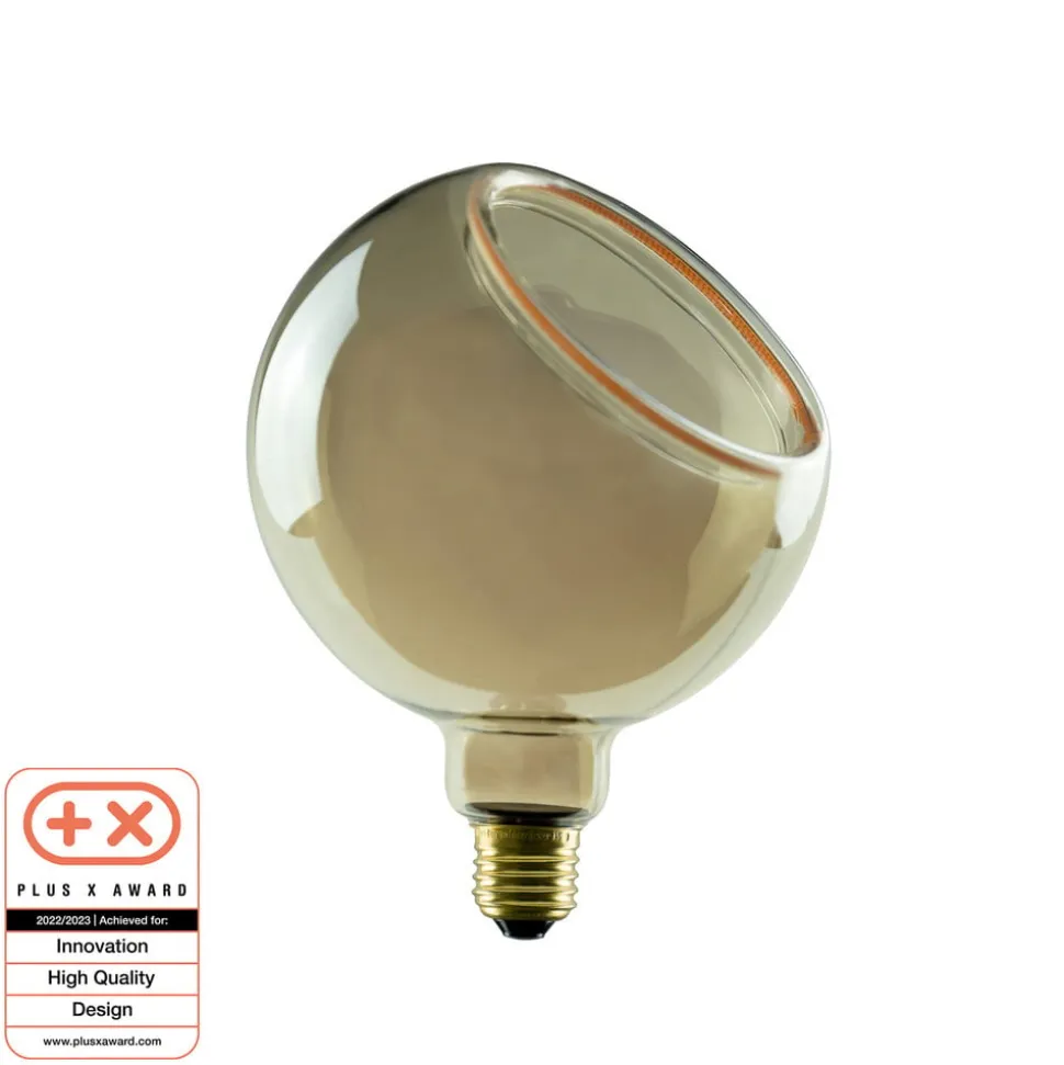SEGULA Floating LED-globe G150 E27 6 W smokey 45°