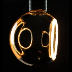 SEGULA Floating LED-globe G150 E27 4,5 W guld 90°